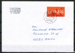 Bund 3164 als portoger. EF mit 62 Cent Leipzig auf Inlands-Brief bis 20g von 2015, codiert