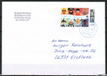 Bund 3820 Skl. (Mi. 3821) als portoger. EF mit 85 Cent Spielfiguren als Skl.-Marke auf Inlands-Brief bis 20g von 2024, codiert