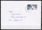 Bund 1449 als portoger. EF mit 100 Pf Sport 1990 auf Inlands-Brief bis 20g von 1990-1997