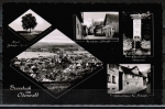 AK Brensbach mit 5 kleinen Orts-Ansichten, gelaufen 1961 mit Poststellen-Stempel