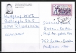 Bund 972 als portoger. EF mit 50 Pf Rattenfänger von Hameln auf Inlands-Postkarte von 1979-1982