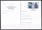 Berlin 798+794 als Zdr. 10+50 Pf C/o.g. - oben geschnitten aus MH als portoger. EF auf Inlands-Postkarte von 1989-1991 im Ankauf gesucht !