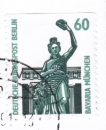 Berlin 795 C/o.g. als portoger. EF mit 60 Pf SWK C / oben geschnitten auf Postkarte / Drucksache oder Ortsbrief - im Ankauf gesucht !
