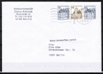 Bund 913+914+913 LS o.g. als portoger. Zdr.-EF mit 10+30+10 Pf B+S Zdr. oben geschn. aus Letterset-MH auf Infopost von 1997-2002, codiert