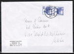 Bund 997 als portoger. MeF mit 2x 90 Pf B+S - Marke aus Rolle auf Inlands-Brief ber 100g von 1979-1982, C6-Format