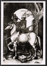 Ansichtskarte von Albrecht Dürer (1471-1528) - "Das kleine Pferd" (1505)