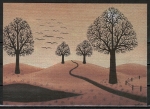 10 gleiche Ansichtskarten von W. Grönemeyer - "Baumlandschaften" (9011)