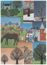 Alle oben abgebildeten 17 verschiedenen Ansichtskarten von W. Grönemeyer zusammen