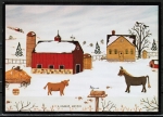 Ansichtskarte von Elise Heindl - "Wisconsin Farm"