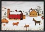 Ansichtskarte von Elise Heindl - "Wisconsin Farm"