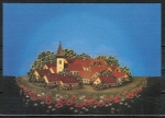 Ansichtskarte von Helga Mosbacher - "Dorf im Sommer"