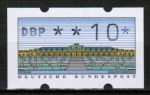 Die Automatenmarken Nr. 2 -  dickes DBP  gehren mit zum Jahrgang 1993 !