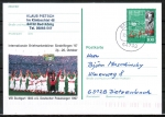 Bund 1896 als Sonder-Ganzsachen-Postkarte PSo 50 mit eingedruckter Marke 100 Pf Sepp Herberger - 1997/1998 als Inlands-Postkarte, codiert