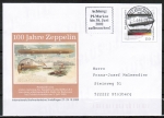 Bund 2128 als Sonder-Ganzsachen-Umschlag USo 17 mit eingedr. Marke 110 Pf Zeppelin - 2002 als Inlands-Brief bis 20g gelaufen, codiert