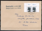 Bund 1934 als portoger. MeF mit 2x 100 Pf SWK "Goethe/Schiller" als OR/ER-Paar auf Sdg. zu erm. Gebhr von 1999 nach Polen, AnkStpl.