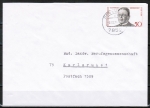 Bund 865 als portoger. EF mit 50 Pf Matthias Erzberger auf Inlands-Brief bis 20g von 1975-1978