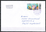 Bund 3958 Skl. ( Mi. 3960) als portoger. EF mit 95 Cent SpongeBob (tiptoi) als Skl.-Marke auf Inlands-Brief bis 20g von 2026, codiert