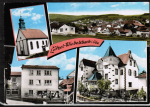AK Ltzel-Wiebelsbach, mit Rathaus und Lebensmittel-Geschft, coloriert, um 1965, gelaufen 1974