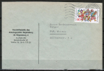 Bund 748 als portoger. EF mit 40 Pf Karneval auf Inlands-Brief bis 20g von 1972-1974