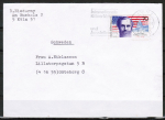 Bund 895 als portoger. EF mit 70 Pf Carl Schurz auf Auslands-Brief bis 20g von 1976-1978 nach Schweden