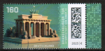 Bund 3796 - 160 Cent Brandenburger Tor als nassklebe-Marke - mit etwas drftigem Stempel