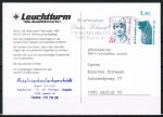 Berlin 863 als portoger. MiF mit 5 Pf SWK aus Bogen mit OR + 20 Pf Frauen auf Massendrucksache-Postkarte vom Febr. 1990