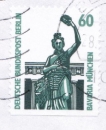 Berlin 795 D/u.g. als portoger. EF mit 60 Pf SWK D / unten geschnitten auf Postkarte / Drucksache oder Ortsbrief - im Ankauf gesucht !