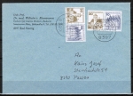 Bund 914+913 als portoger. Zdr.-MeF (!) mit 2x Zdr. 30+10 Pf B+S oben geschn. aus MH im Bdr. auf Inlands-Brief bis 20g vom September 1982