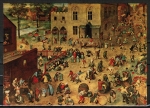 Ansichtskarte von Pieter Brueghel (ca. 1530-1569) - "Kinderspiele"