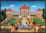 10 gleiche Ansichtskarten von Hanna Pfeiffer - "Schloss Nymphenburg" (München)