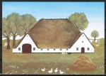 Ansichtskarte von Monika Piotrowski - "Haubarg in Eiderstedt" (1977)