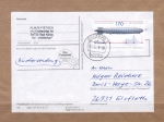 Bund 2589 als portoger. EF mit 170 Cent EZM aus Zeppelin-Block auf Inlands-Büchersendungs-Adresse (bis 1000g) von 2013-2019