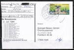 Bund 1722 als portoger. EF mit 80 Pf Fulda auf Inlands-Postkarte von 1994-1997