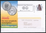 Bund 1379 als portoger. EF mit 40 Pf SWK aus Rolle auf Inl.-Rabatt-Massendrucksache / Infopost von 1994-1995