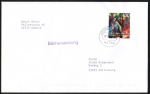 Bund 3103 als portoger. EF mit 100 Cent August Macke auf Inlands-Büchersendung über 50g von 2014-2018, codiert, 12,5 x 20 cm