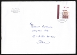 Bund 1679 als portoger. EF mit 500 Pf SWK aus Bogen mit Ober-Eckrand auf Europa-Brief 50-100g von 1993-2002 n. Polen, AnkStpl.