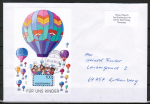 Bund 1933 als portoger. Block-EF mit 100 Pf Kinder-Block 1997 auf Inlands-Brief bis 20g vom August 1997, codiert, nur kurz !