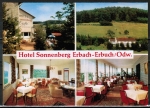 AK Erbach / Erbuch, "Hotel Sonnenberg" - Dieter Rzeha, ca. 1970 / 1975