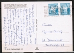 Ansichts-Postkarte mit 2,80 Schilling Porto und Sondertarif-Stempel von Hirschegg / Kleinwalsertal vom Sept. 1974 nach West-Deutschland