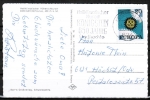 Bund 533 als portoger. EF mit 20 Pf Europa 1967 auf Inlands-Postkarte von 1967-1969