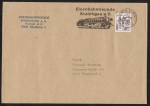 Bund 1037 als portoger. EF mit brauner 40 Pf B+S - Marke aus Rolle auf Inlands-Massendrucksache 20-30g von 1982-1989, 14x20 cm