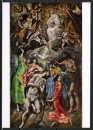 Ansichtskarte von El Greco (1541-1614) - "Christi Taufe" (kpl. Bild)