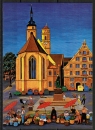 Ansichtskarte von Hanna Pfeiffer - "Stuttgart - Schillerplatz"