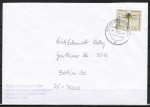 Bund 1552 als portoger. EF mit 100 Pf Mosaikjungfer auf Inlands-Brief bis 20g von 1991-1997