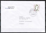 Bund 1489 als portoger. EF mit 70 Pf Frauen auf Büsingen-Brief von 1993-1995 in die Schweiz
