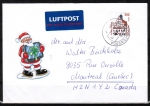 Bund 2141 als portoger. EF mit 300 Pf / 1,53  SWK aus Rolle auf bersee-Luftpost-Brief bis 20g von 2000-2002 nach Kanada