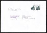 Bund 1532 als portoger. MeF mit 2x 60 Pf SWK geschnitten aus Skl.-MH auf Ausl.-Drucksache 20-50g von 1991-1993 n. Polen, AnkStpl. 14x20 cm