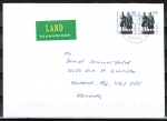 Bund 1934 D/u.g. als portoger. MeF mit 2x 100 Pf SWK "Goethe/Schiller" unten geschn. aus MH auf Land-Brief von 2002 n. Kanada, codiert