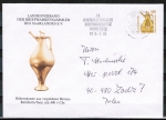 Bund 1401 als Privat-Ganzsachen-Umschlag mit eingedruckter Marke portoger. als Ausl.-Brief bis 20g von 1989 n. Polen, AnkStpl.