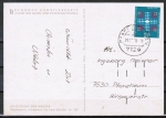 Bund 648 als portoger. EF mit 20 Pf Katholikentag auf Inlands-Postkarte von 1970-1971